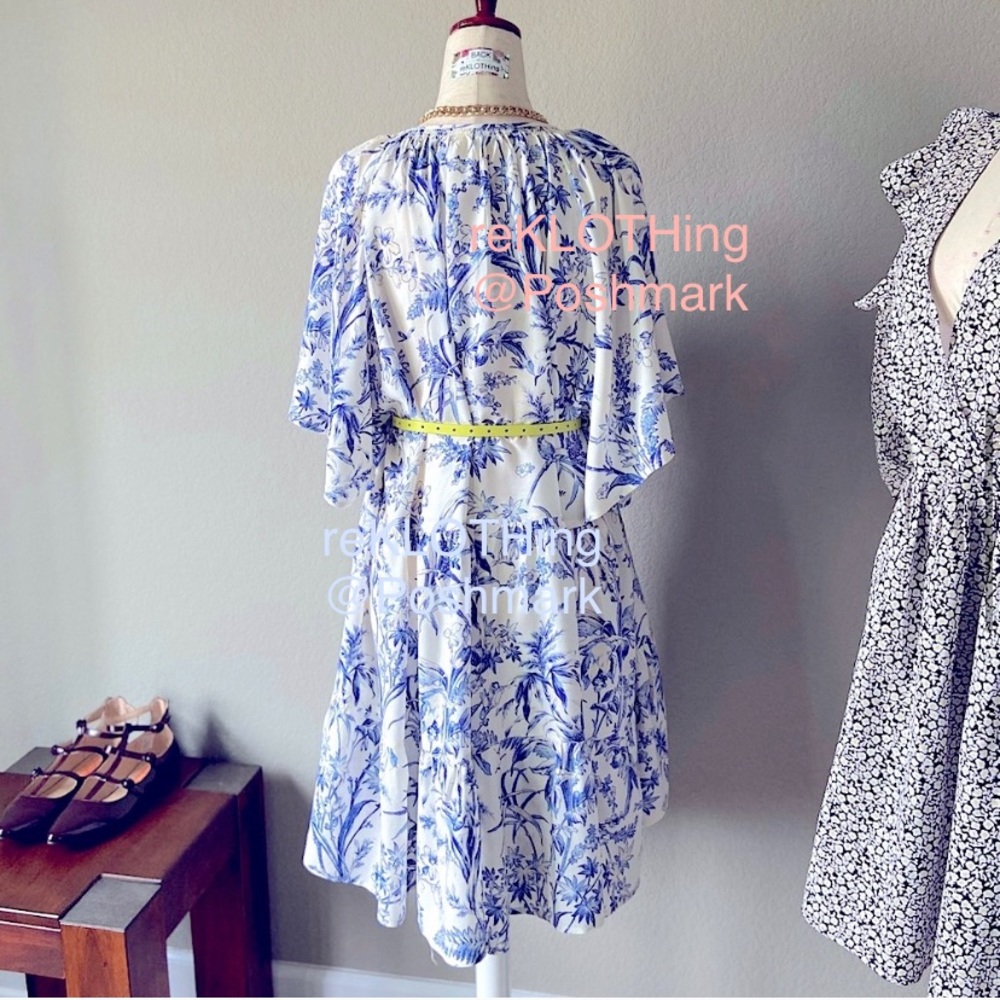 H&M A-line Spring Floral Raglan-sleeved Dress - Picture 8 of 14